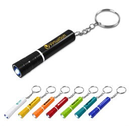 KEY RING/HOLDERS LED TORCH SPUTNIK